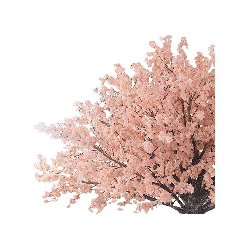 P-AT106-BP 3.4m high artificial Peach tree with blush pink blossoms