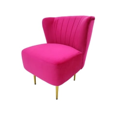 Ella Accent Chair - Hot Pink ​F-AC103-HP