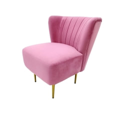 Ella Accent Chair - Mid Pink F-AC103-PI