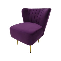 Ella Accent Chair - Purple F-AC103-PR