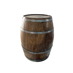 Cooper Barrel - Dark Wood ​F-BL101-DW
