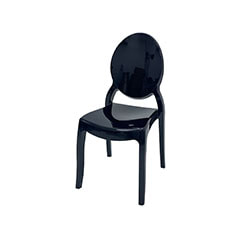 Ghost Chair - Black F-CH106-BL