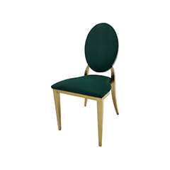 Gold Dior Chair - Emerald Green F-CH133-EG