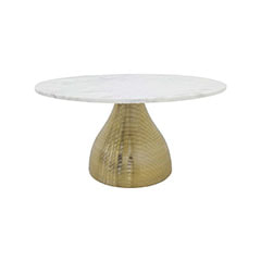Bermuda Coffee Table - White + Gold  ​F-CT172-GW