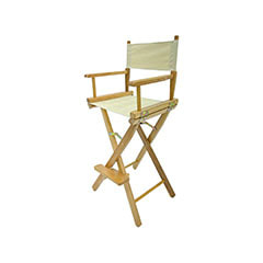 Kubrick Director's High Chair - Cream F-DR102-CR