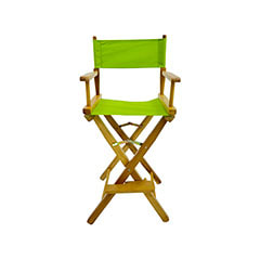 Kubrick Director's High Chair - Lime Green F-DR102-GL