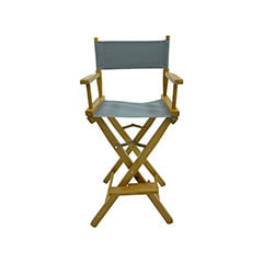 Kubrick Director's High Chair - Grey F-DR102-GY