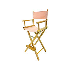 Kubrick Director's High Chair - Light Pink F-DR102-LP