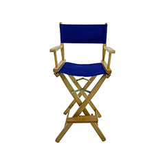 Kubrick Director's High Chair - Midnight Blue F-DR102-MB