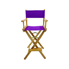  Kubrick Director's High Chair - Purple F-DR102-PR