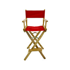  Kubrick Director's High Chair - Red F-DR102-RD