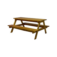 Picnic Bench - Natural Wood ​F-PB101-LW