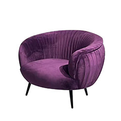 Charley Single Sofa - Purple F-SN134-PR