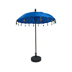 Balinese Umbrella - Blue F-UM201-BU