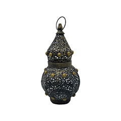 Arabic Hanging Lantern - 40cm - Gold P-AL110-GD