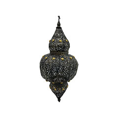 Arabic Hanging Lantern - 74cm - Gold P-AL112-GD