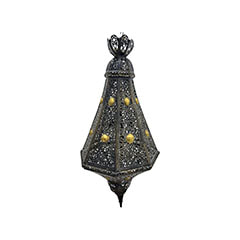 Arabic Hanging Lantern - 71cm - Gold ​P-AL113-GD