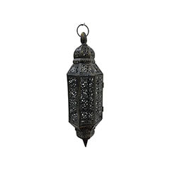 Arabic Hanging Lantern - 50cm - Gold P-AL114-GD