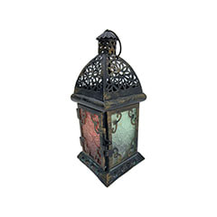 Arabic Lantern - 22cm - Black ​ P-AL121-BL