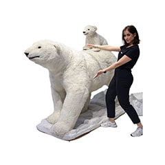 Animatronic Polar Bear P-AN101-WH