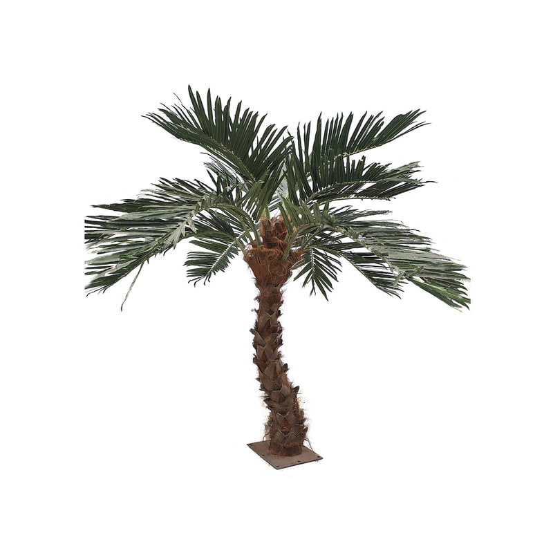 P-AT102-NT 3.5m high 'Nearly natural' shaped date palm