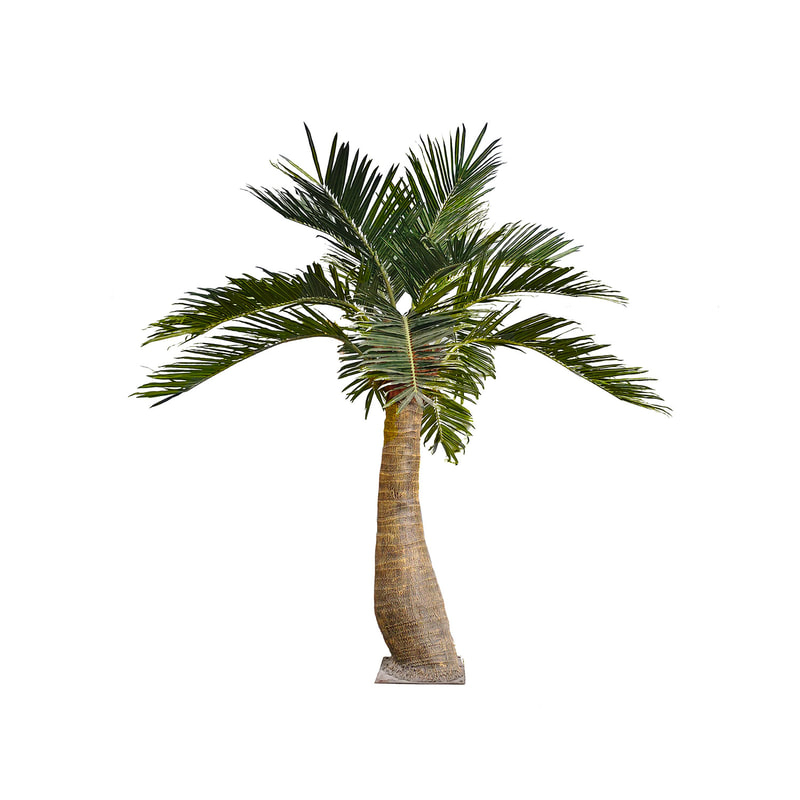 P-AT125-NT 4m high artificial coconut palm 