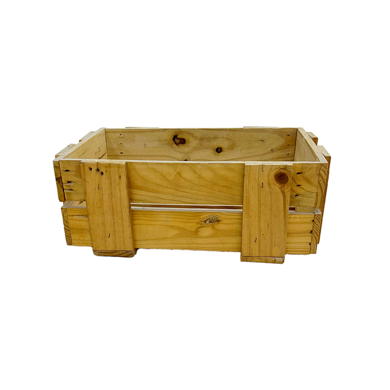 Crate Type 2 - 22cm - Light Wood  ​P-BA103-LW
