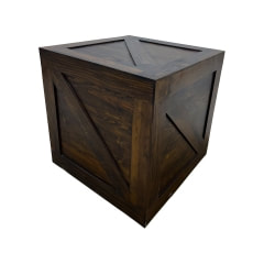 Large Crate - 90cm - Dark Wood  ​P-BA214-DW