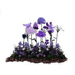 Giant Flowers - Purple ​P-FK860-PR