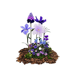 Giant Flowers - Purple ​P-FK861-PR