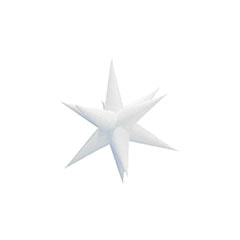 Inflatable Star Light - 150cm - White P-ID121-WH