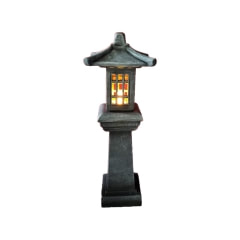Stone Outdoor Lantern - 136cm - Grey P-LN106-GY