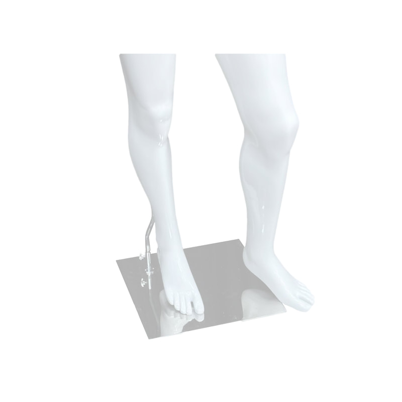 P-MQ101-WH Male mannequin in white