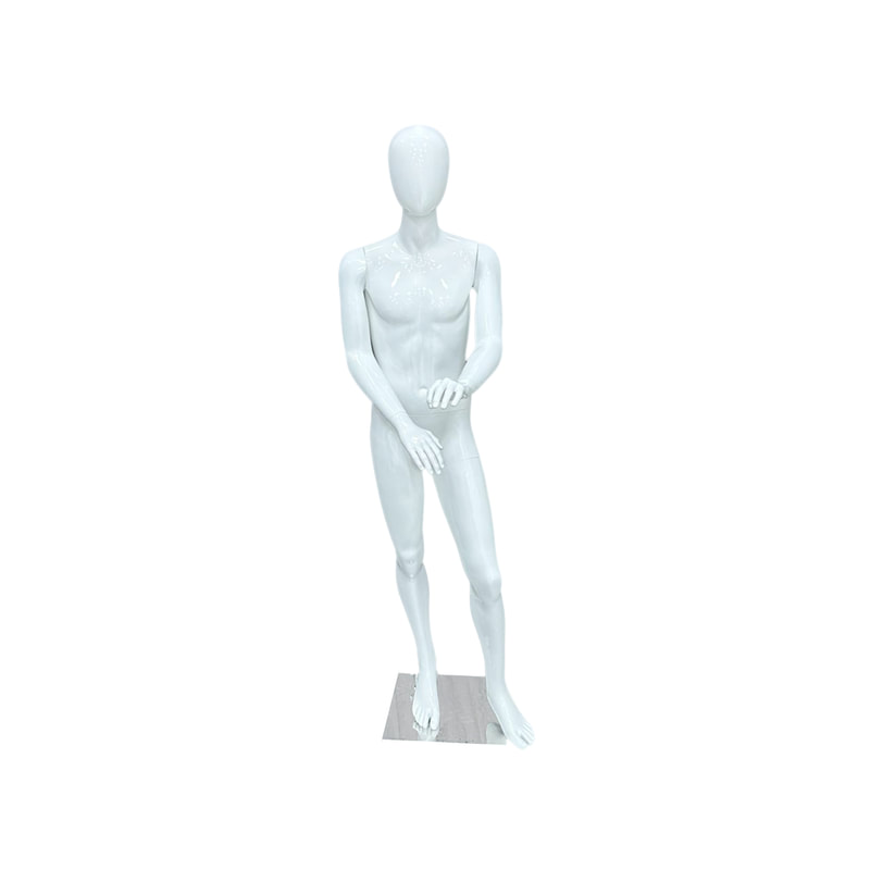 P-MQ101-WH Male mannequin in white