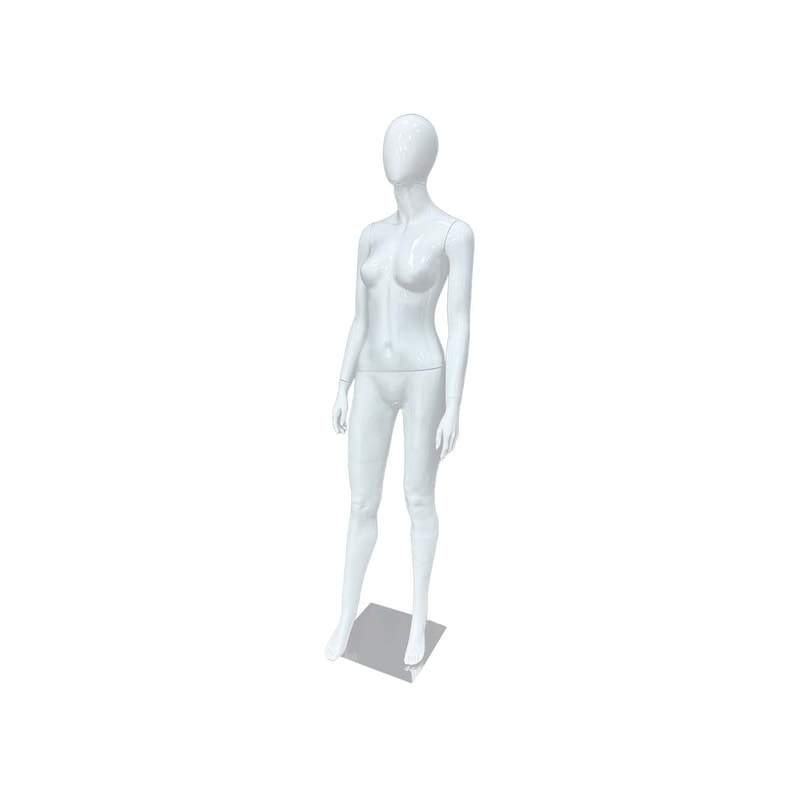 P-MQ102-WH Female mannequin in white