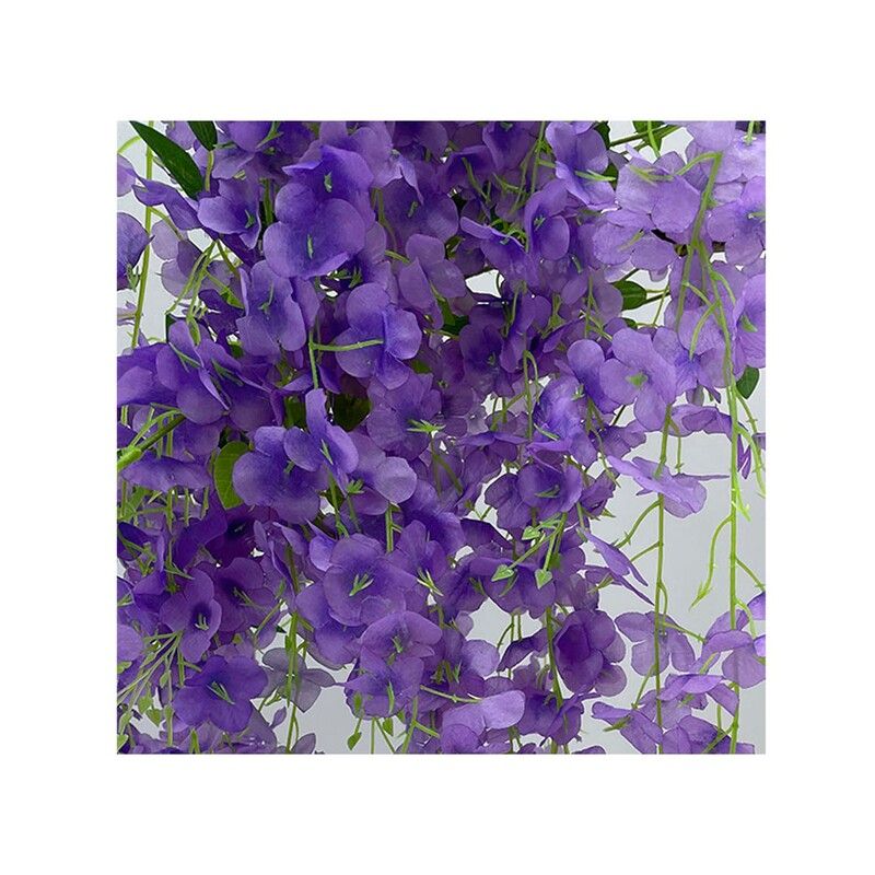 P-AT112-PR 2.4m high artificial Wisteria tree with purple blossoms
