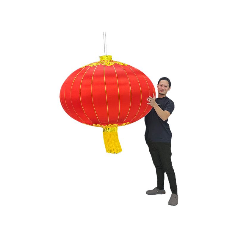 P-CL103-RG 90cm type 1 Chinese hanging lantern